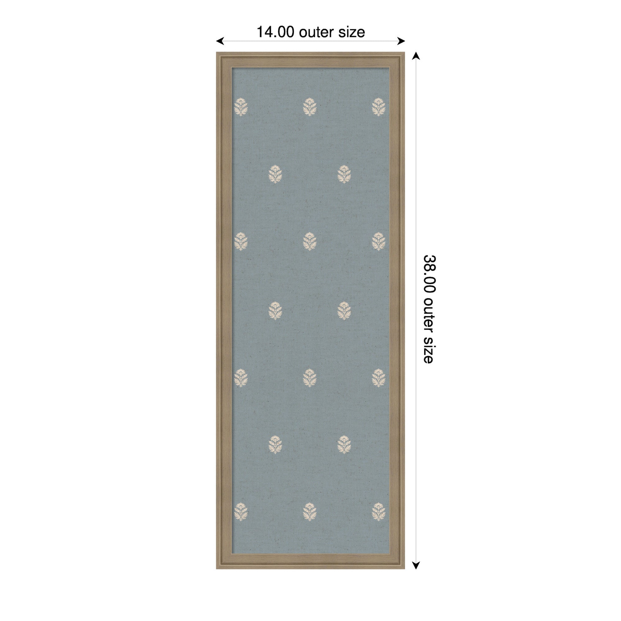 Magnetic Canvas 14x38 Florence Light Brown 2