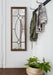 Decorative Mirror Walnut Brown 16x42 6