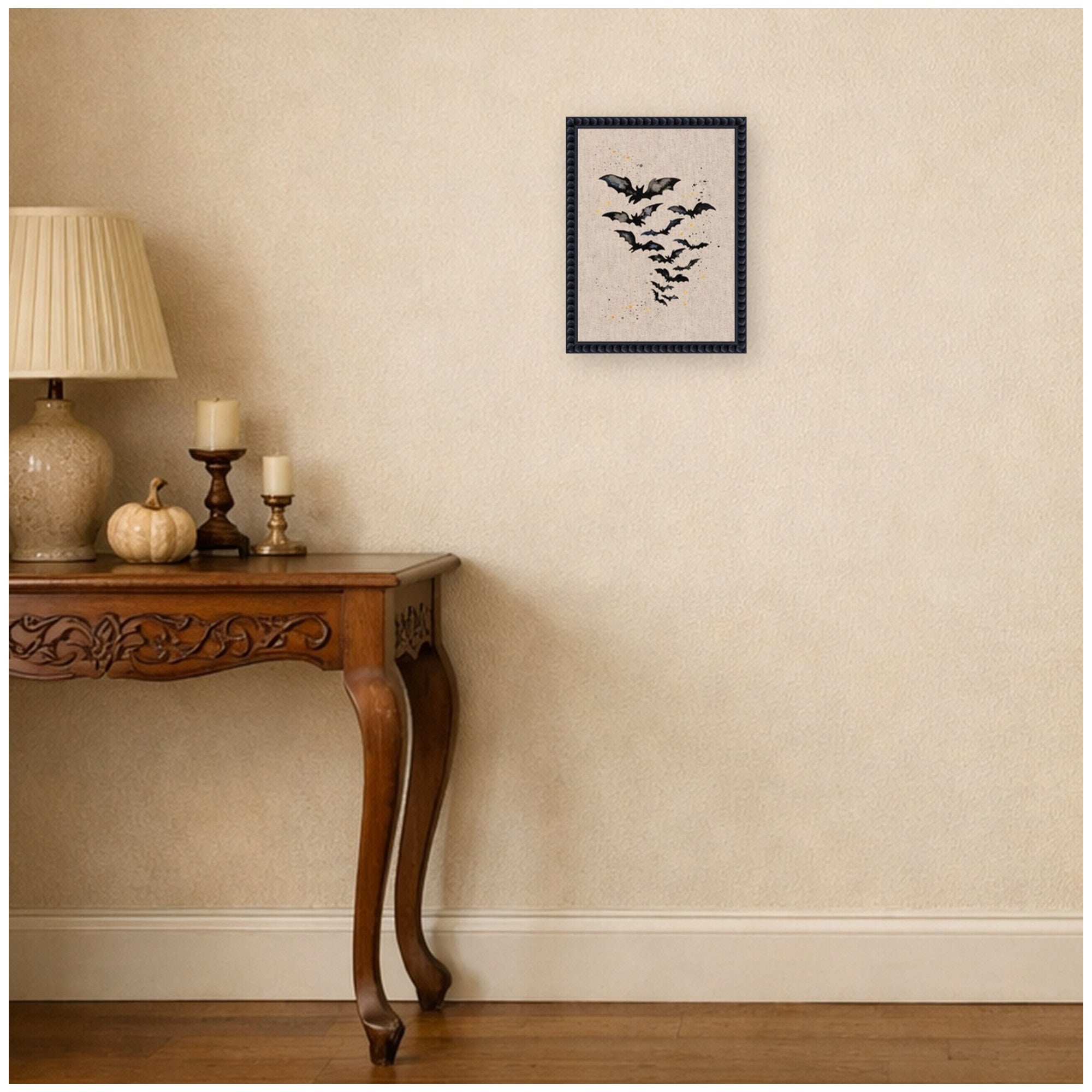 Framed Canvas 10x13 Sylvie Beaded Black 5