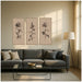 Art Set Sylvie Dark Gold 3 Piece Set 18x40 5