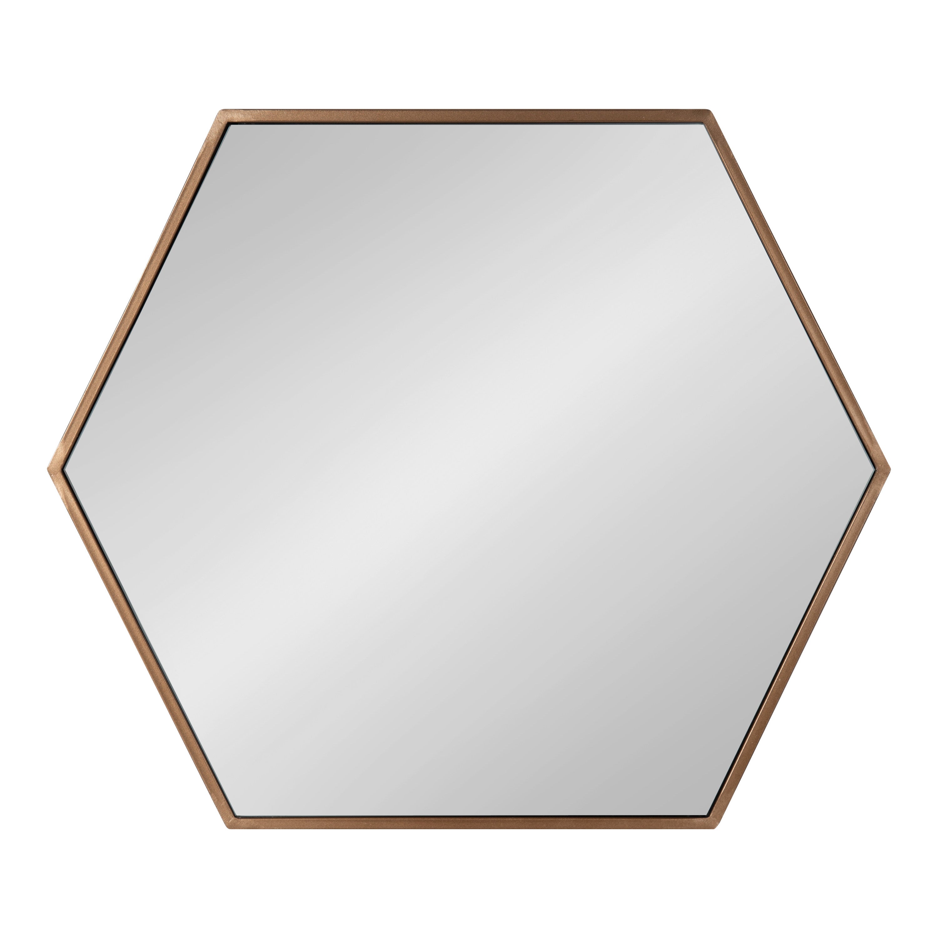 McNeer Hexagon Metal Wall Mirror