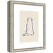Mounted Canvas 9 x 11 Cordelia Thin Silver 1