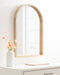 Arch Mirror Natural Beige 24x36 6