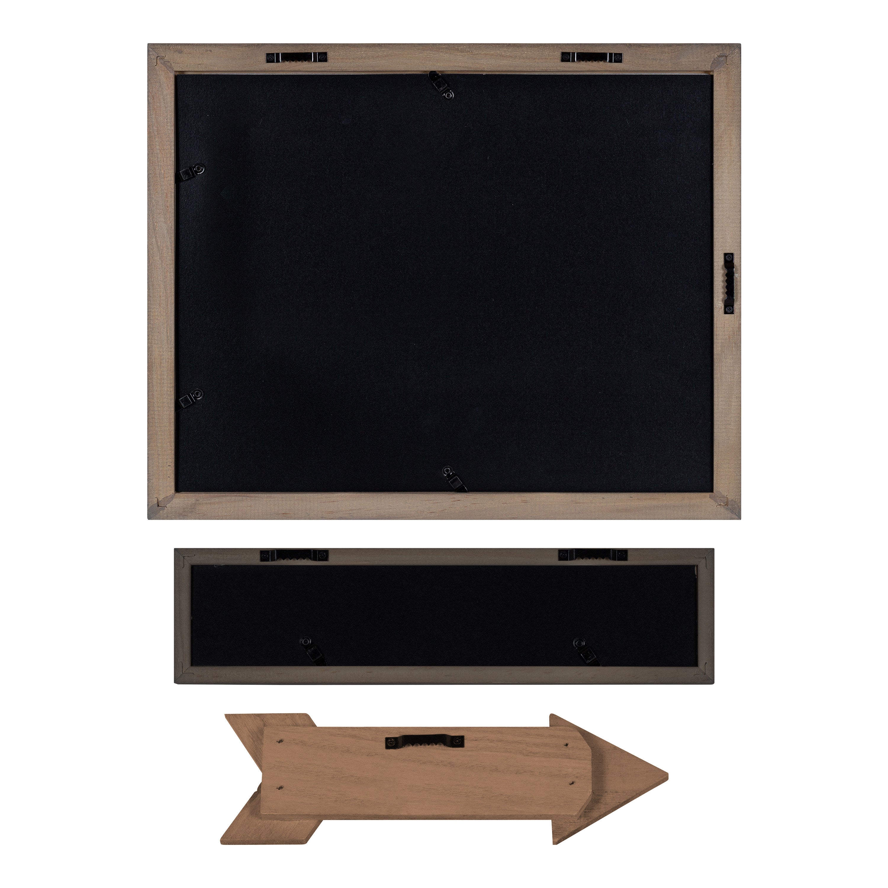 Frame Box Set Brown White 10 Piece 5