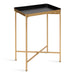 Side Table Black Gold 18x12x26 1