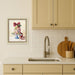 Mounted Canvas Castellan Distressed White 13x16 5