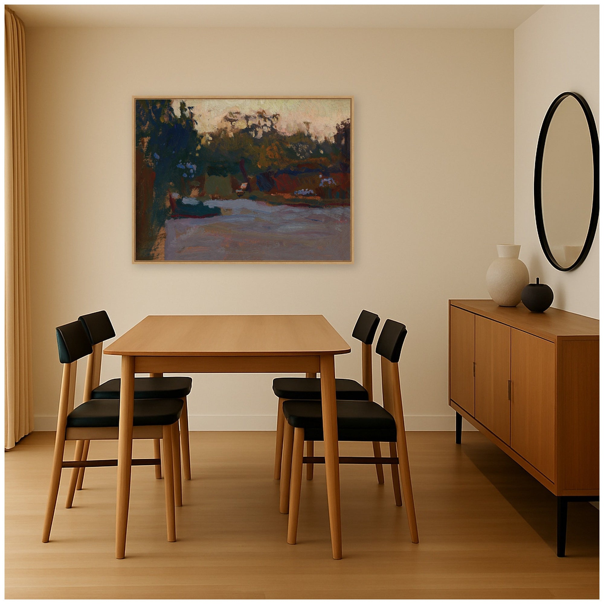 Framed Canvas 42x32 Sylvie Natural 7
