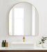 Arch Mirror Gold 32x36 6