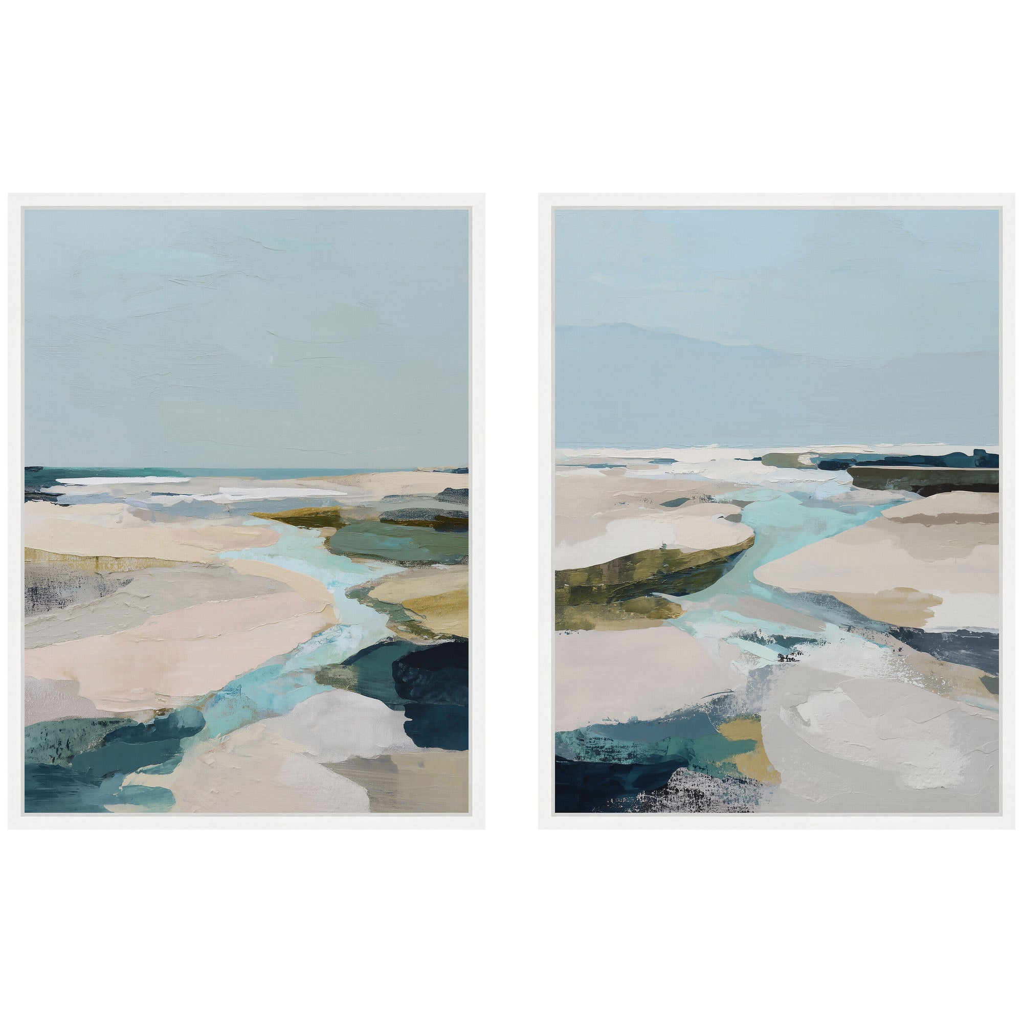 Art Set 2 Piece Set 18x24 Sylvie White 1