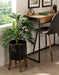 Freestanding Planter Black 11" Diameter 7
