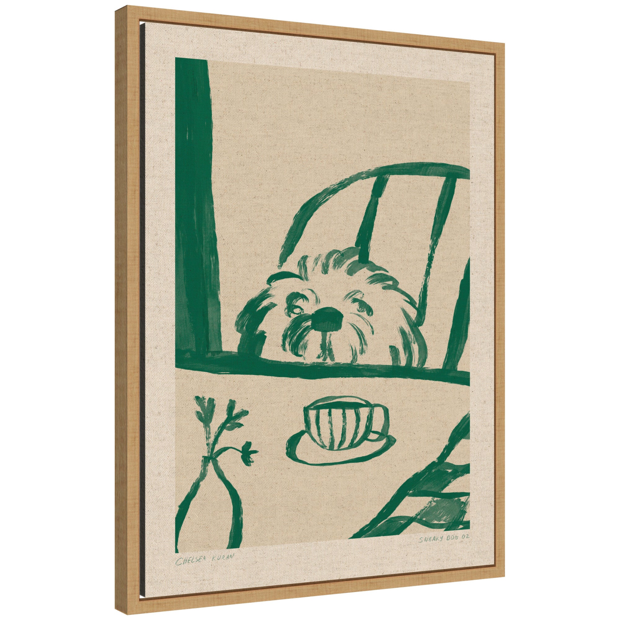Framed Canvas 18x24 Sylvie Natural 1