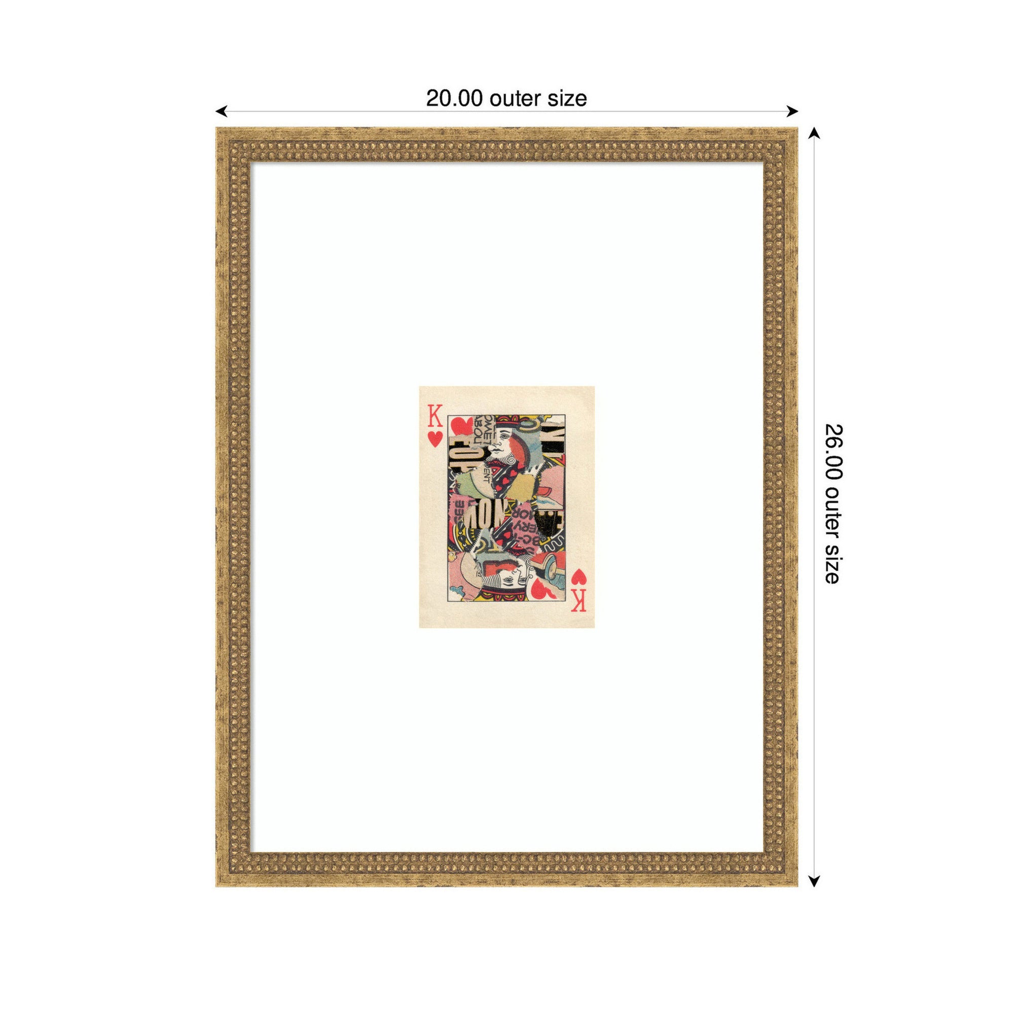 King for Now FC by Felicia Dadak Framed Wall Art Print
