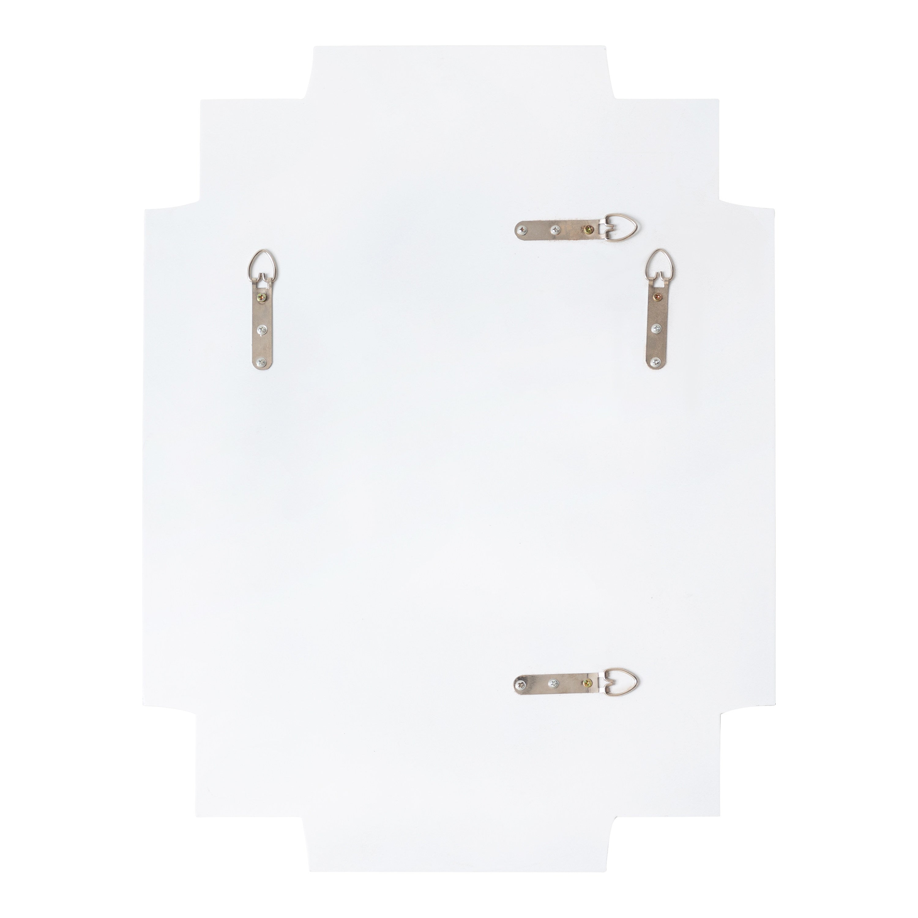 Scallop Mirror 18x24 White 4