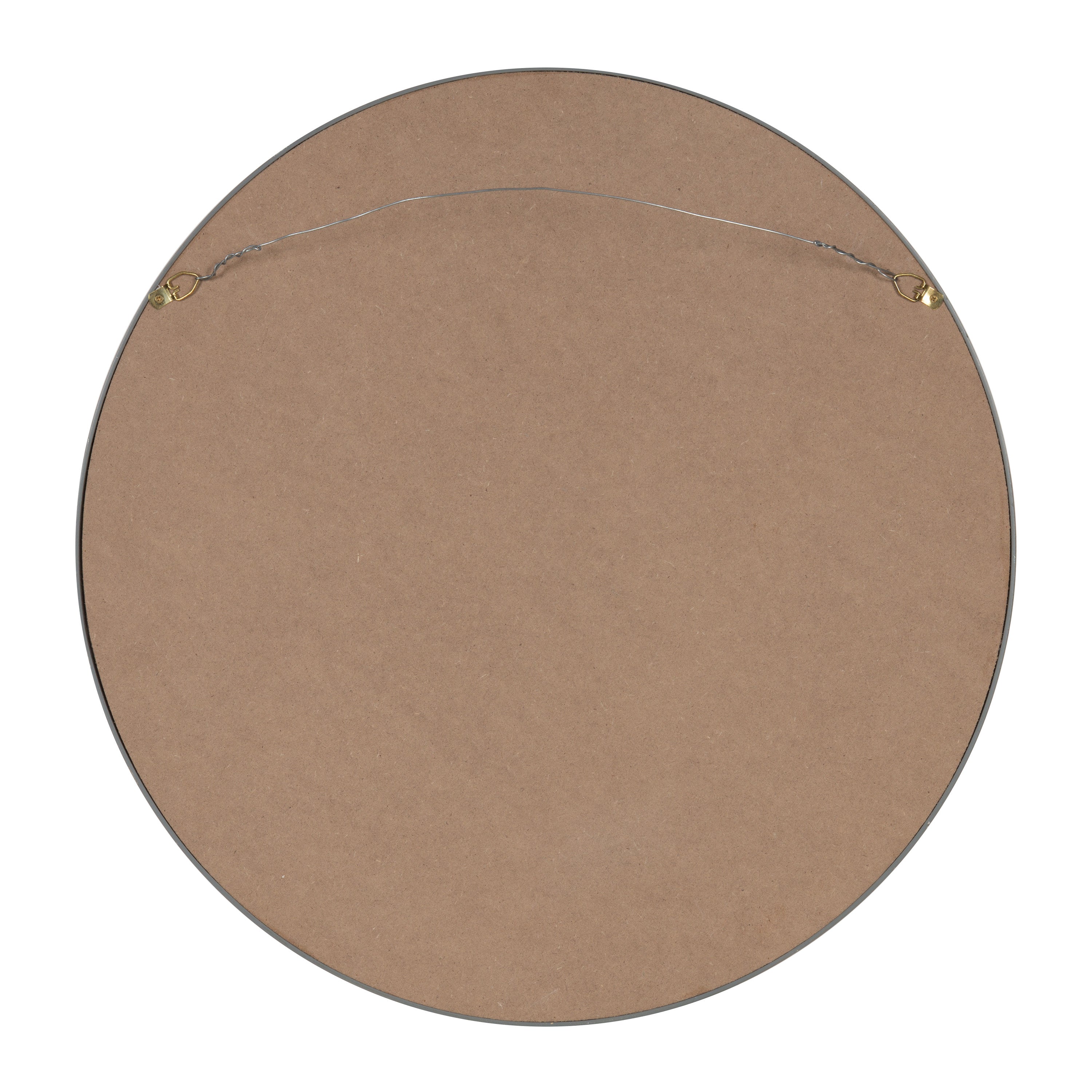 Round Mirror Navy Blue 21.6" Diameter 4