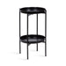 Side Table Black 16x16x26 1
