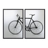 Sylvie Modern Bike Framed Canvas by Simon Te of Tai Prints