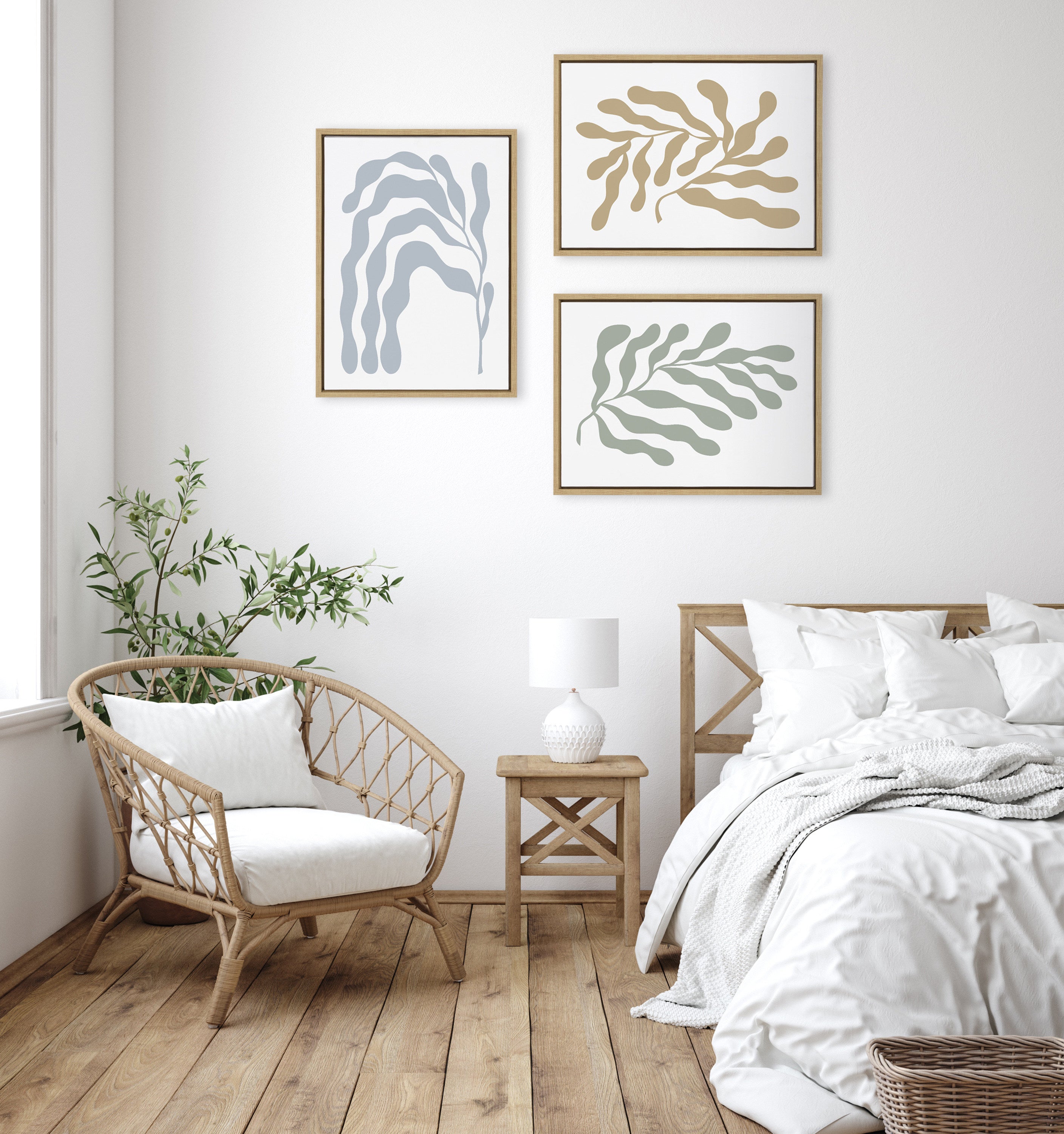 Art Set 3 Piece Set 18x24 Sylvie Natural 5