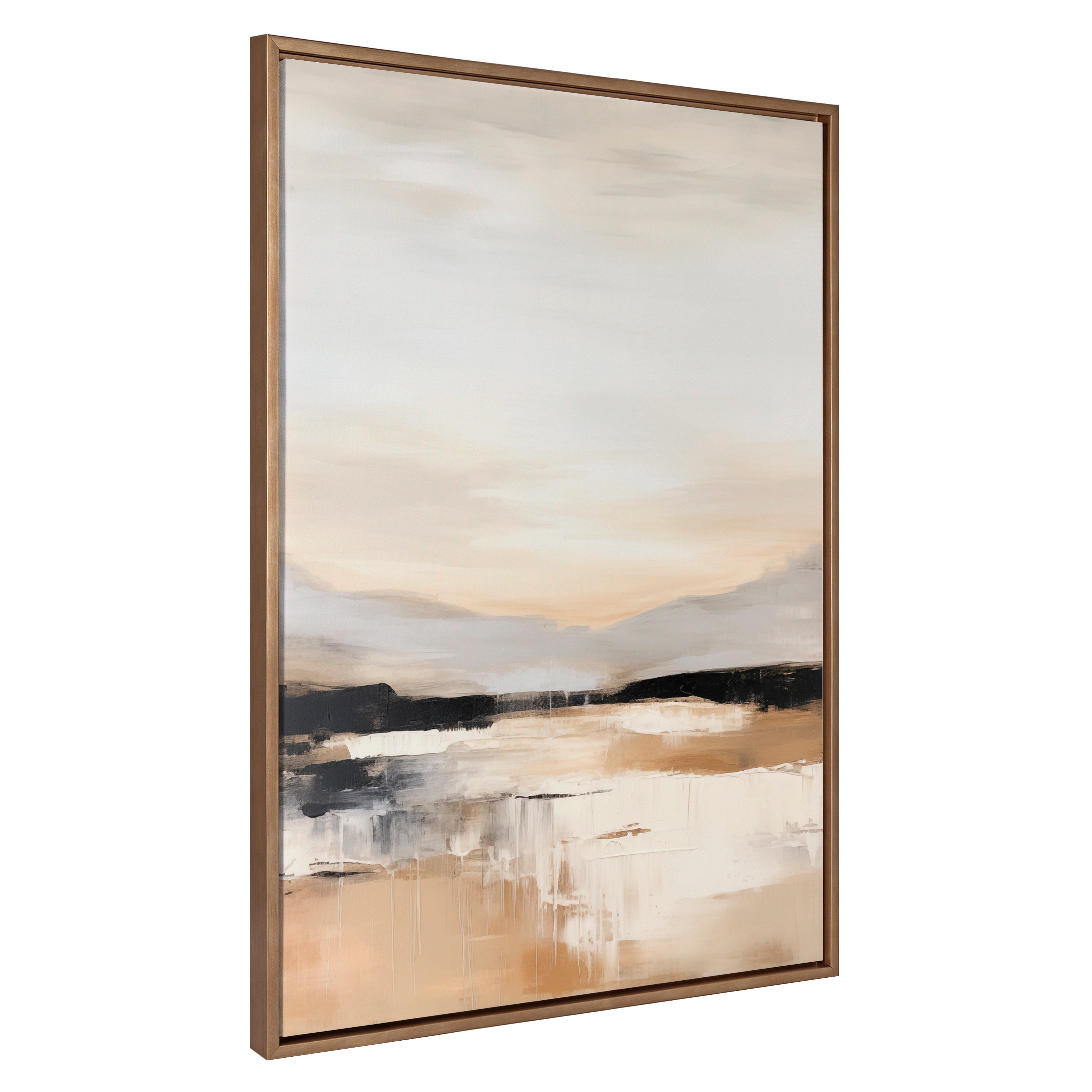 Framed Canvas Sylvie Dark Gold 31.5x41.5 1