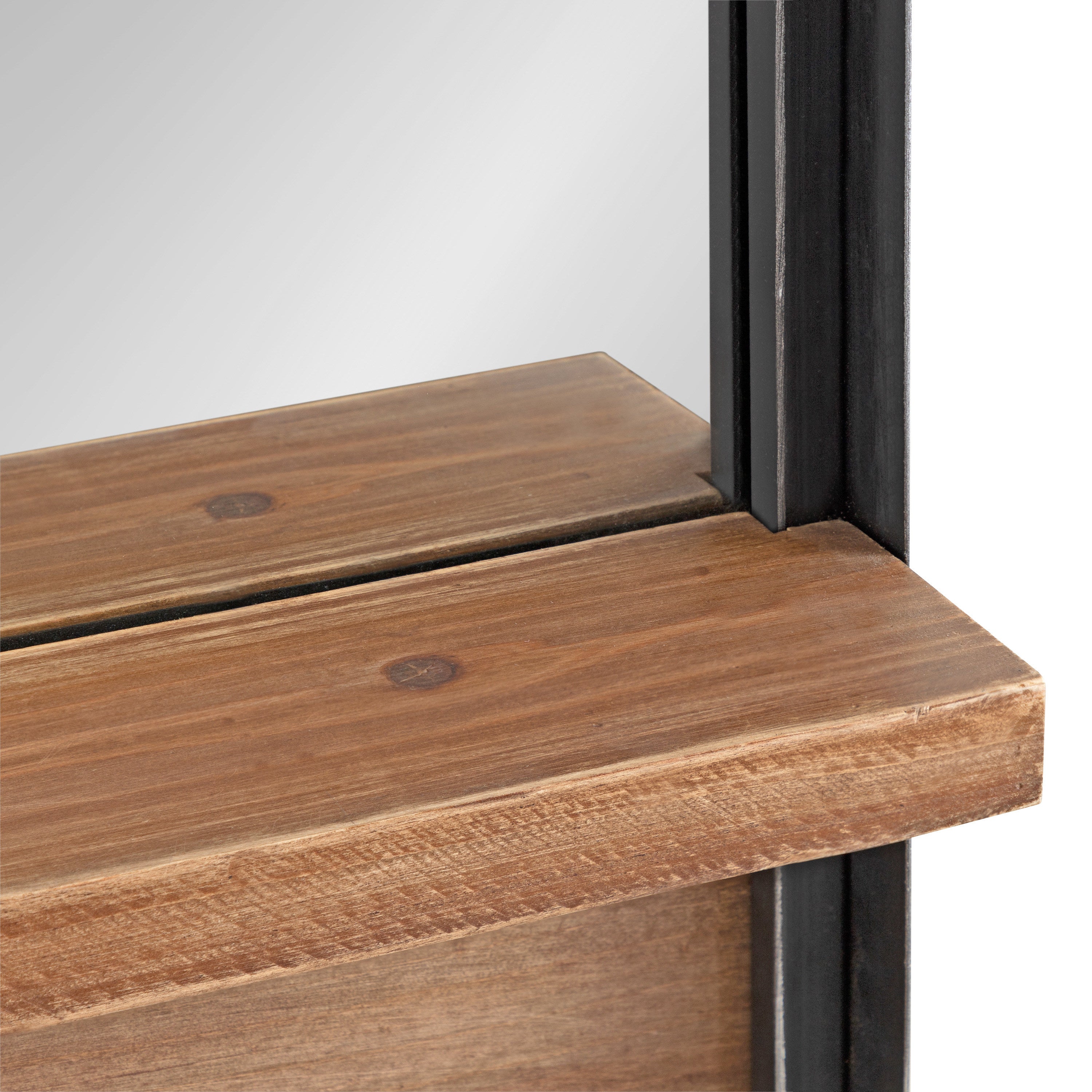 Owing Framed Arch Mirror with Shelf