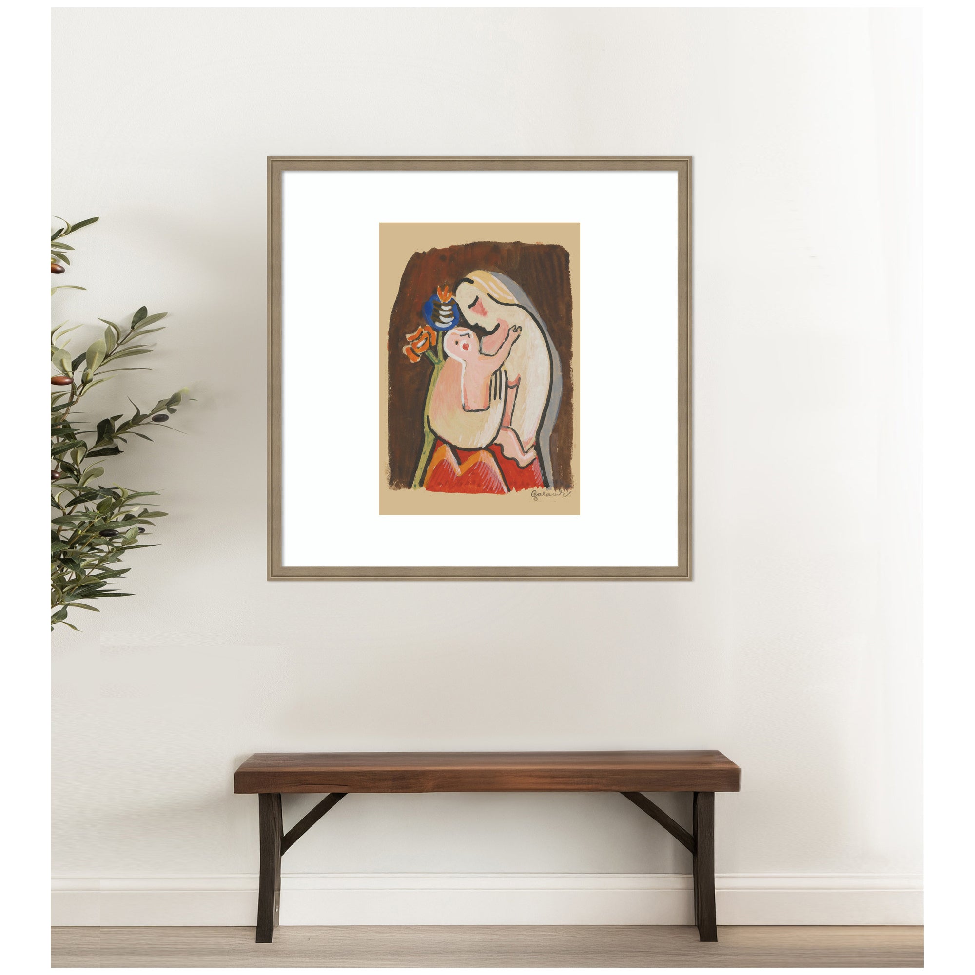 Matka 1938 Mikulas Galanda by Nostalgia Prints Framed Wall Art Print