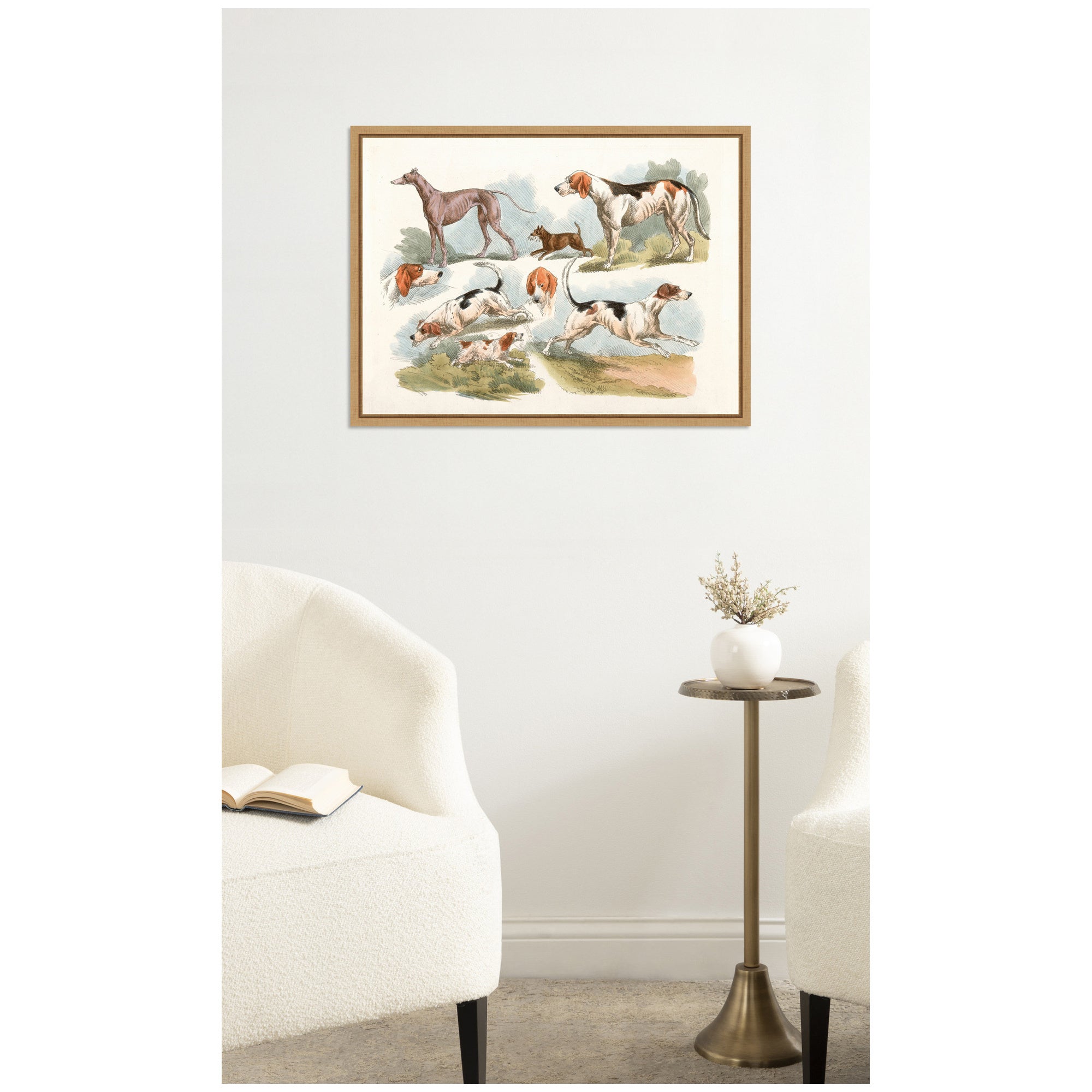 Framed Canvas 24x18 Sylvie Natural 5