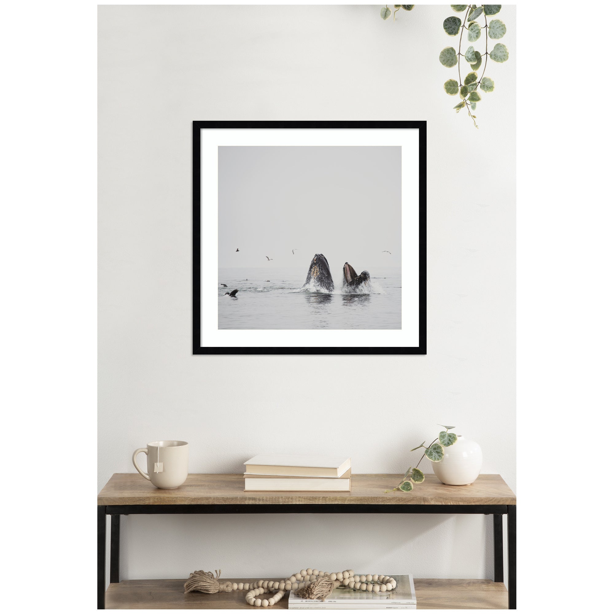 Framed Art Svelte Noir Black 25x25 6