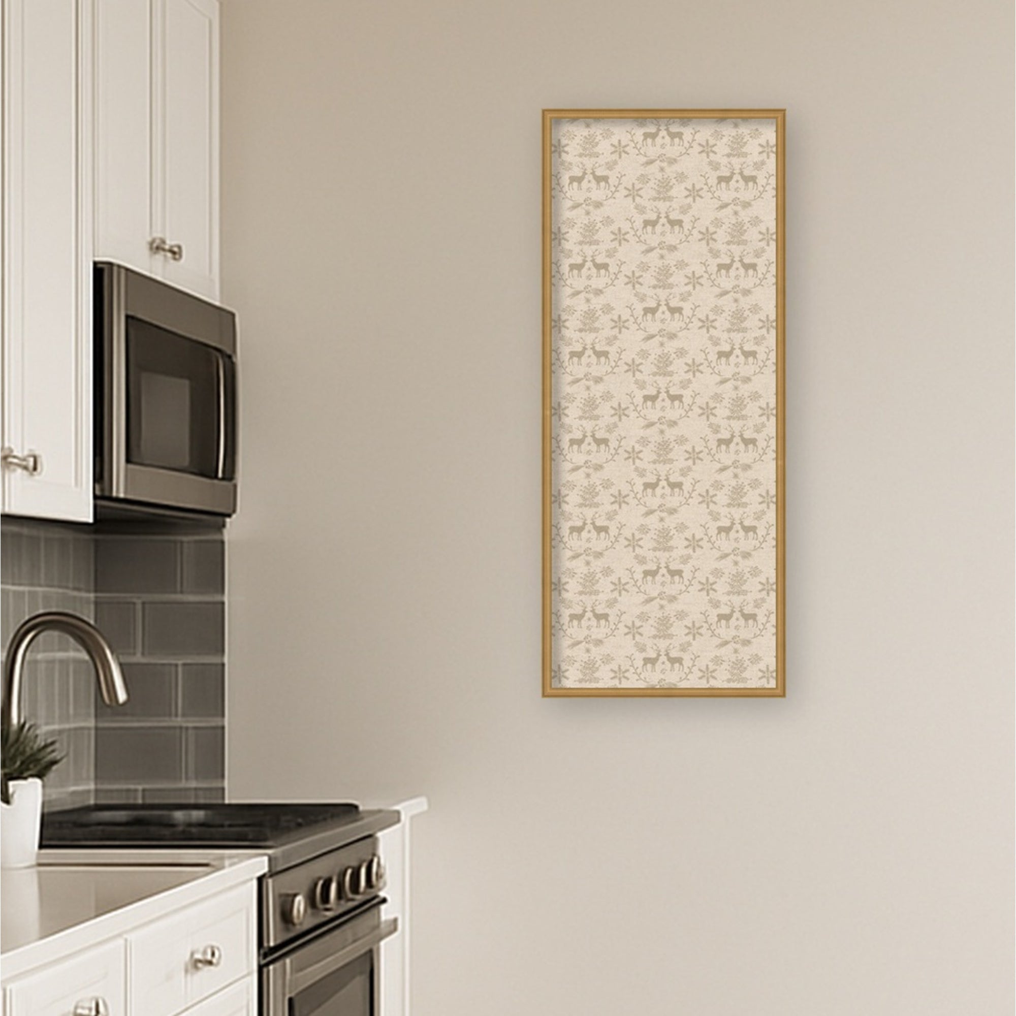 Pinboard Edith Gold 17x41 7