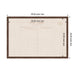 Pinboard Florence Medium Brown 38x26 2
