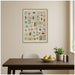 Framed Canvas Sylvie Dark Gold 28x38 6