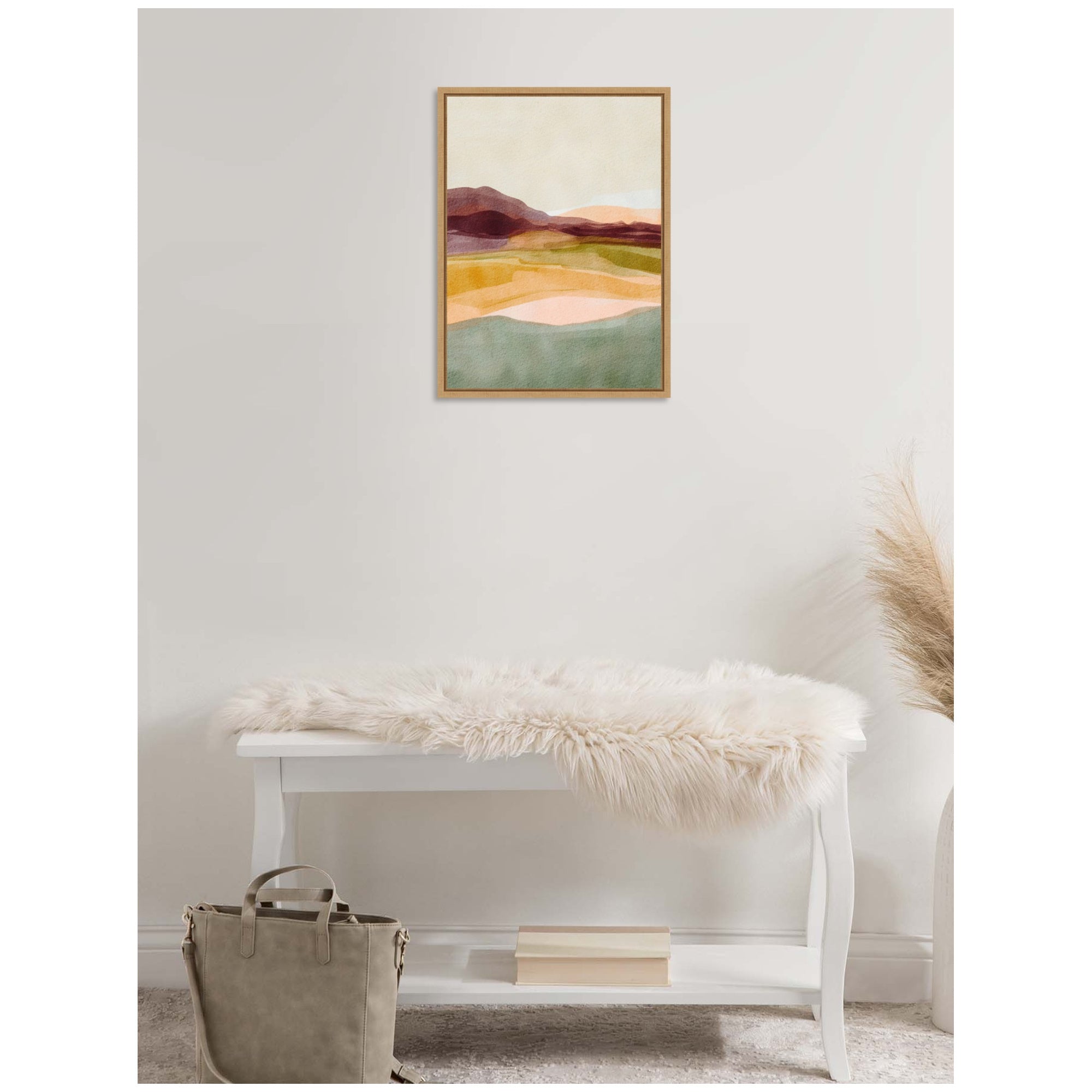 Sylvie Sunset Beauty Framed Canvas by Nikita Jariwala
