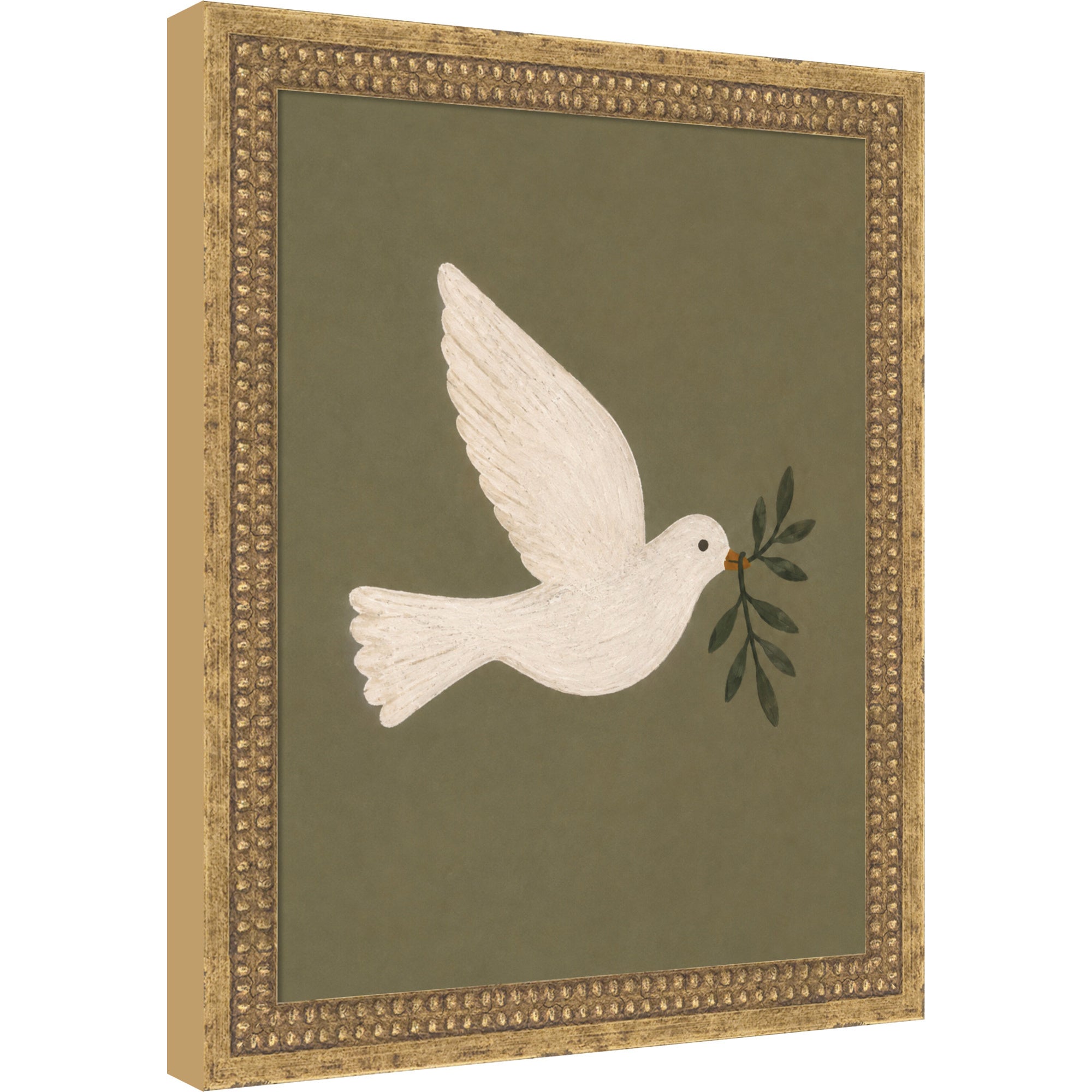 Mounted Canvas Castellan Gold 13x16 1