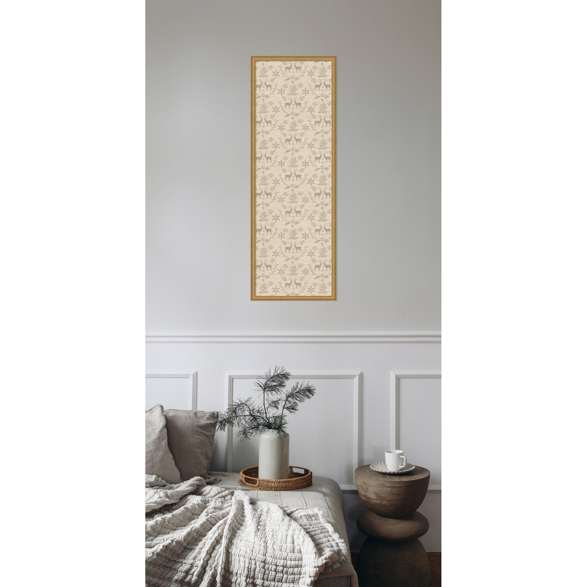 Magnetic Canvas Edith Gold 13x37 6