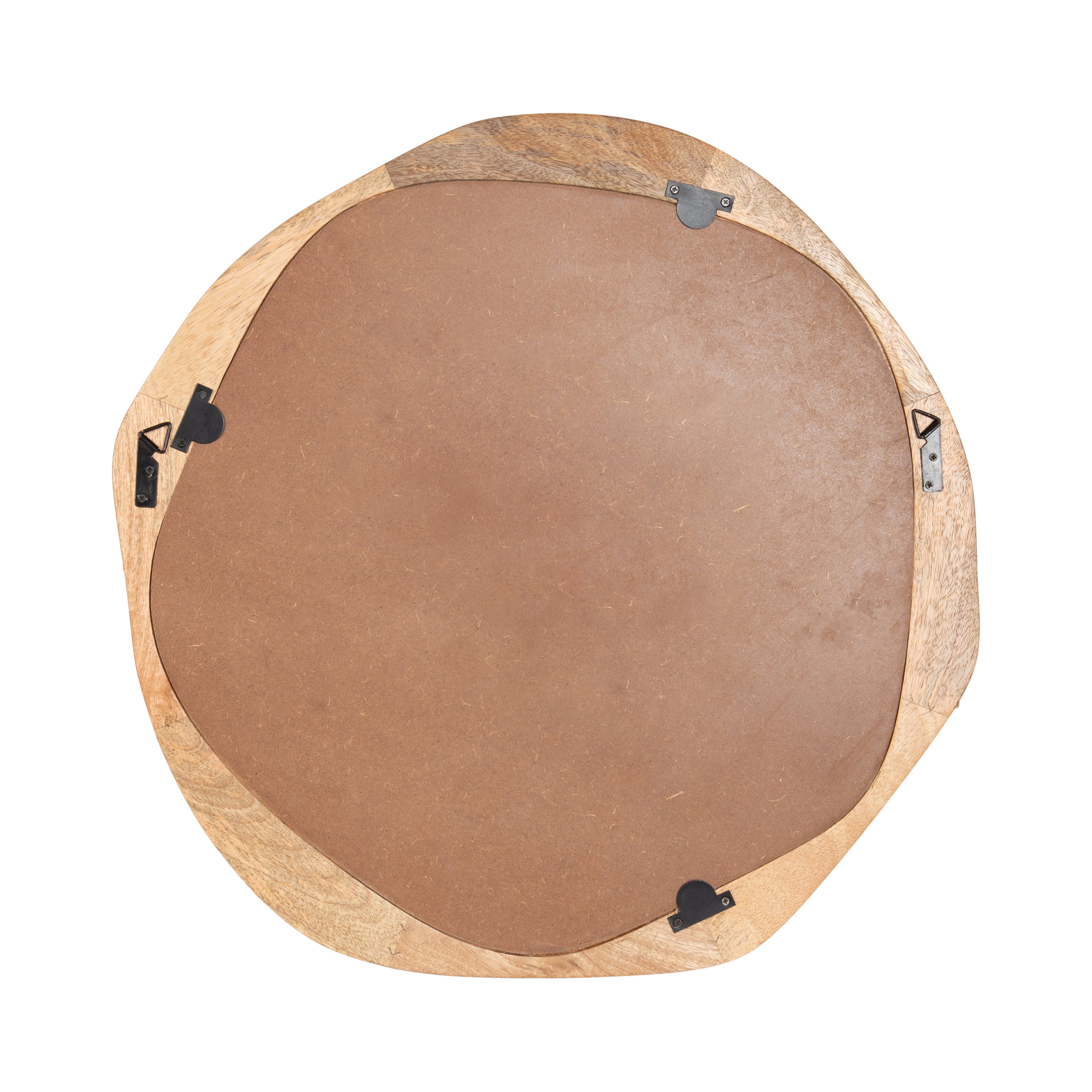 Hera Round Mirror Wood
