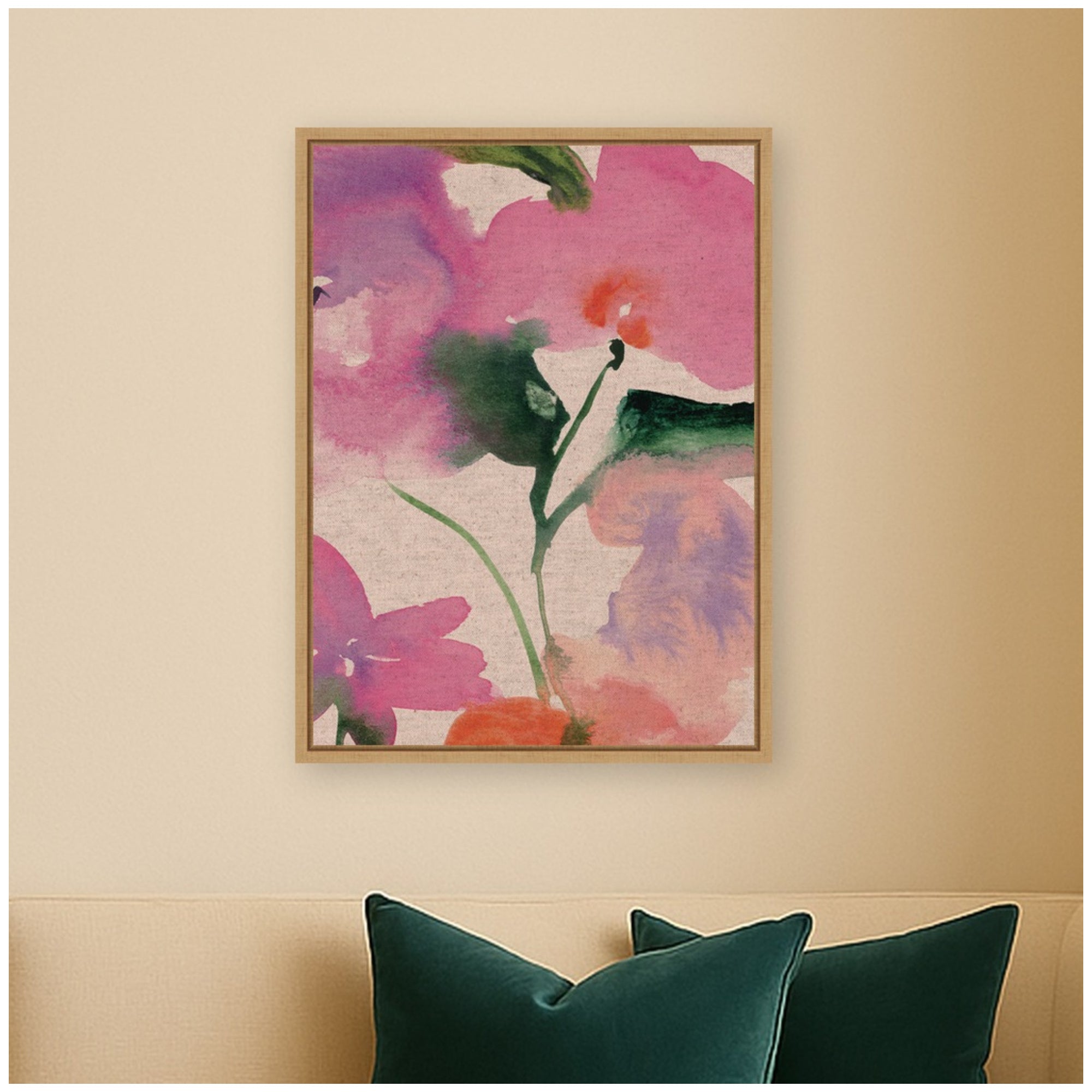 Framed Canvas 18x24 Sylvie Natural 6