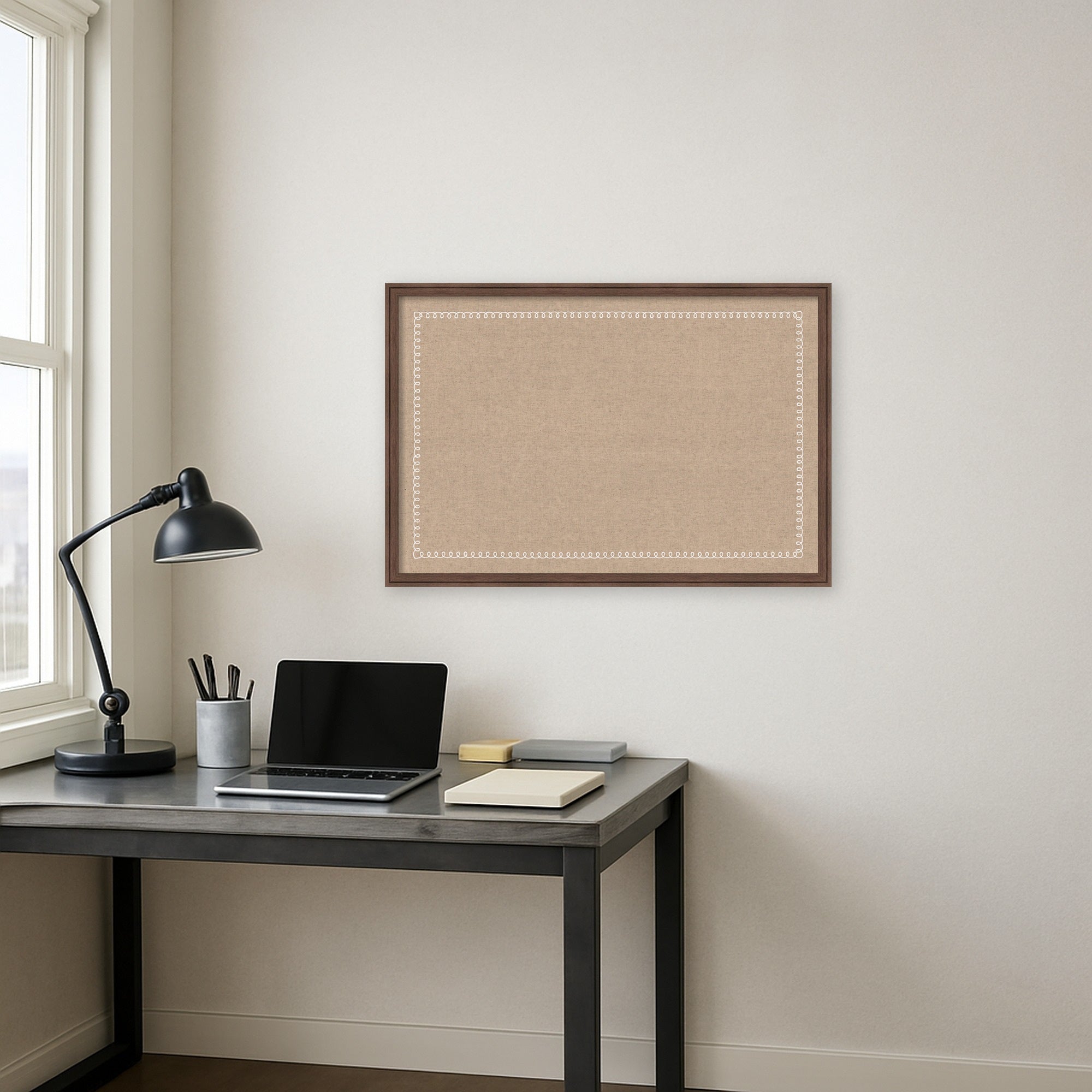 Magnetic Canvas 38x26 Florence Medium Brown 6