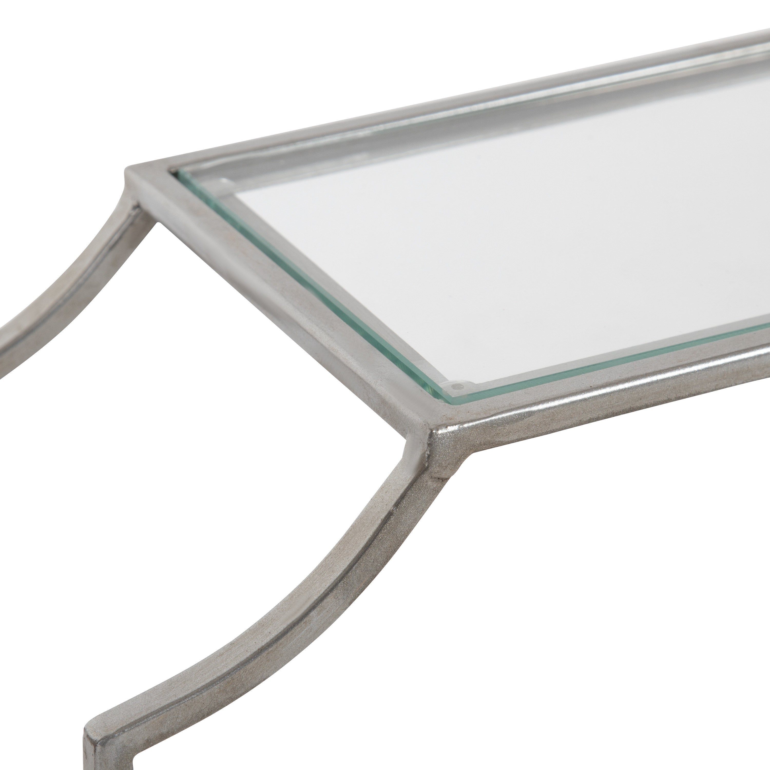 Accent Shelf Silver 2 Piece 18 inch 4