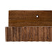 Floating Shelf Walnut Brown 2 Piece 24 Inch 4