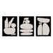 Art Set 3 Piece Set 18x24 Sylvie Black 2