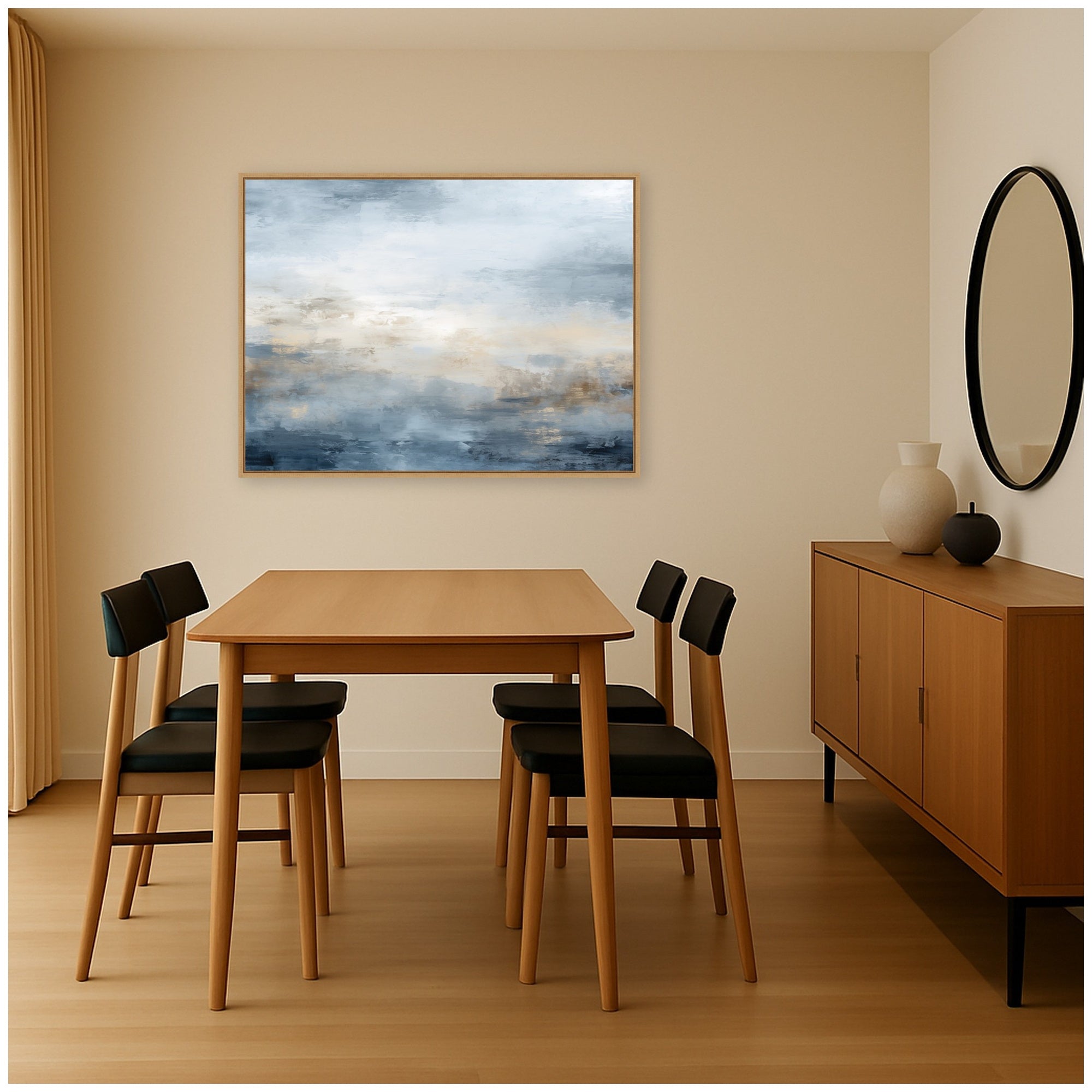 Framed Canvas 42x32 Sylvie Natural 7