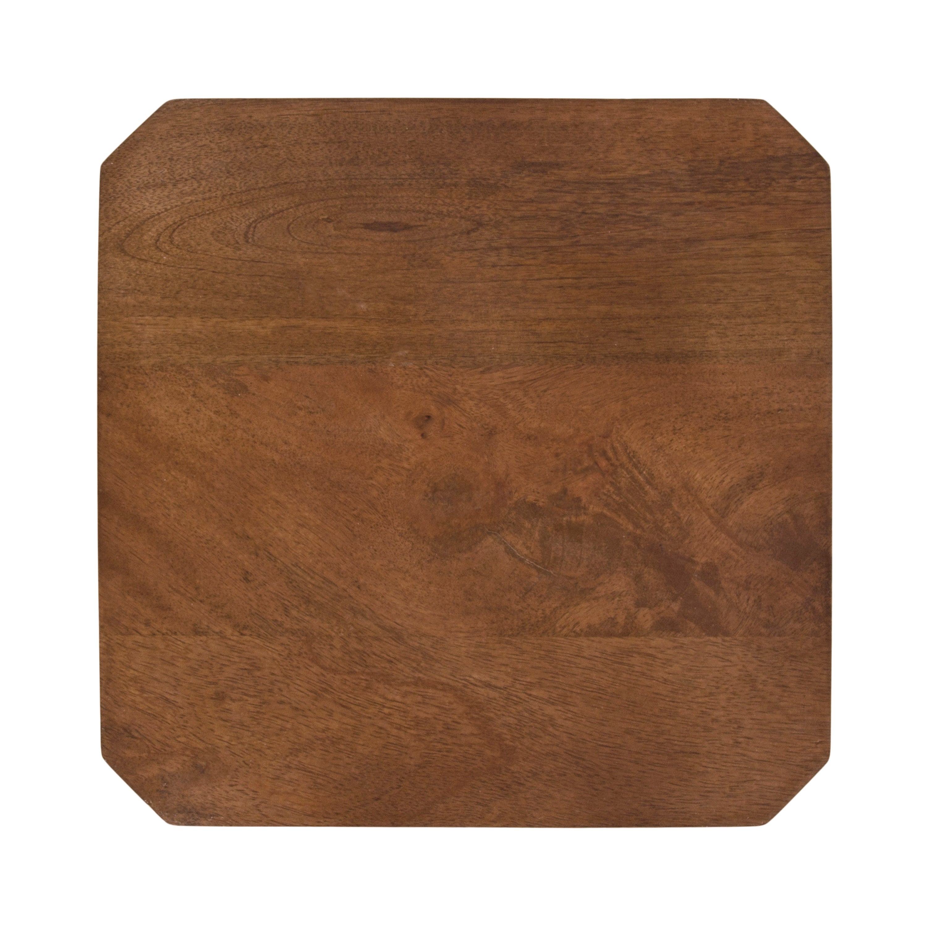 Side Table Walnut Brown 12x12x28 4
