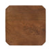 Side Table Walnut Brown 12x12x28 4
