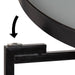 Tea Table Black Gray 14x14x26 5