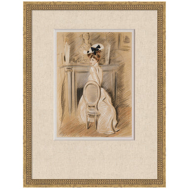 Framed Art 20x26 Castellan Gold 1