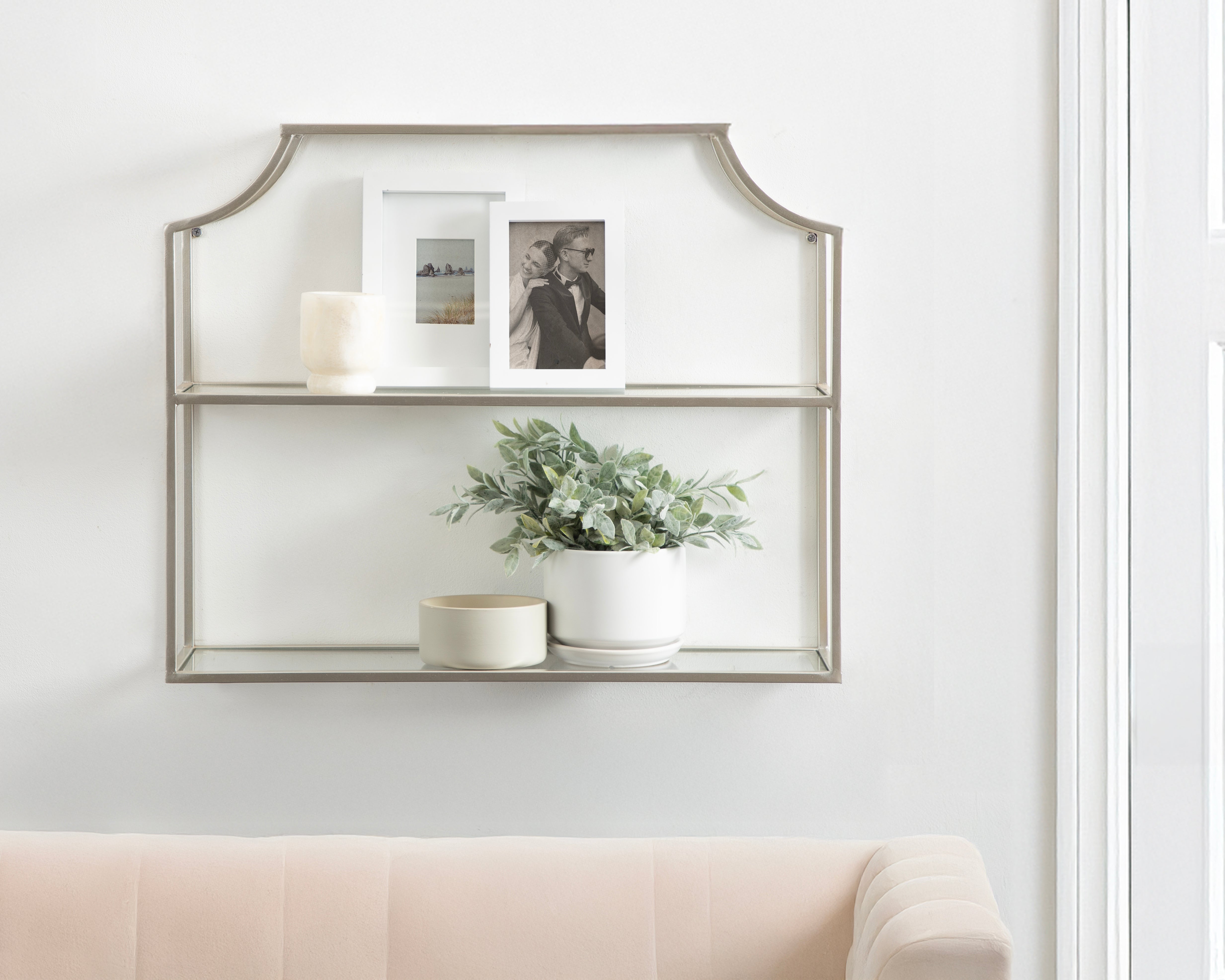 Accent Shelf Silver 24x20 7