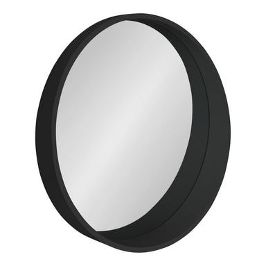 Round Mirror Black 24" Diameter 1