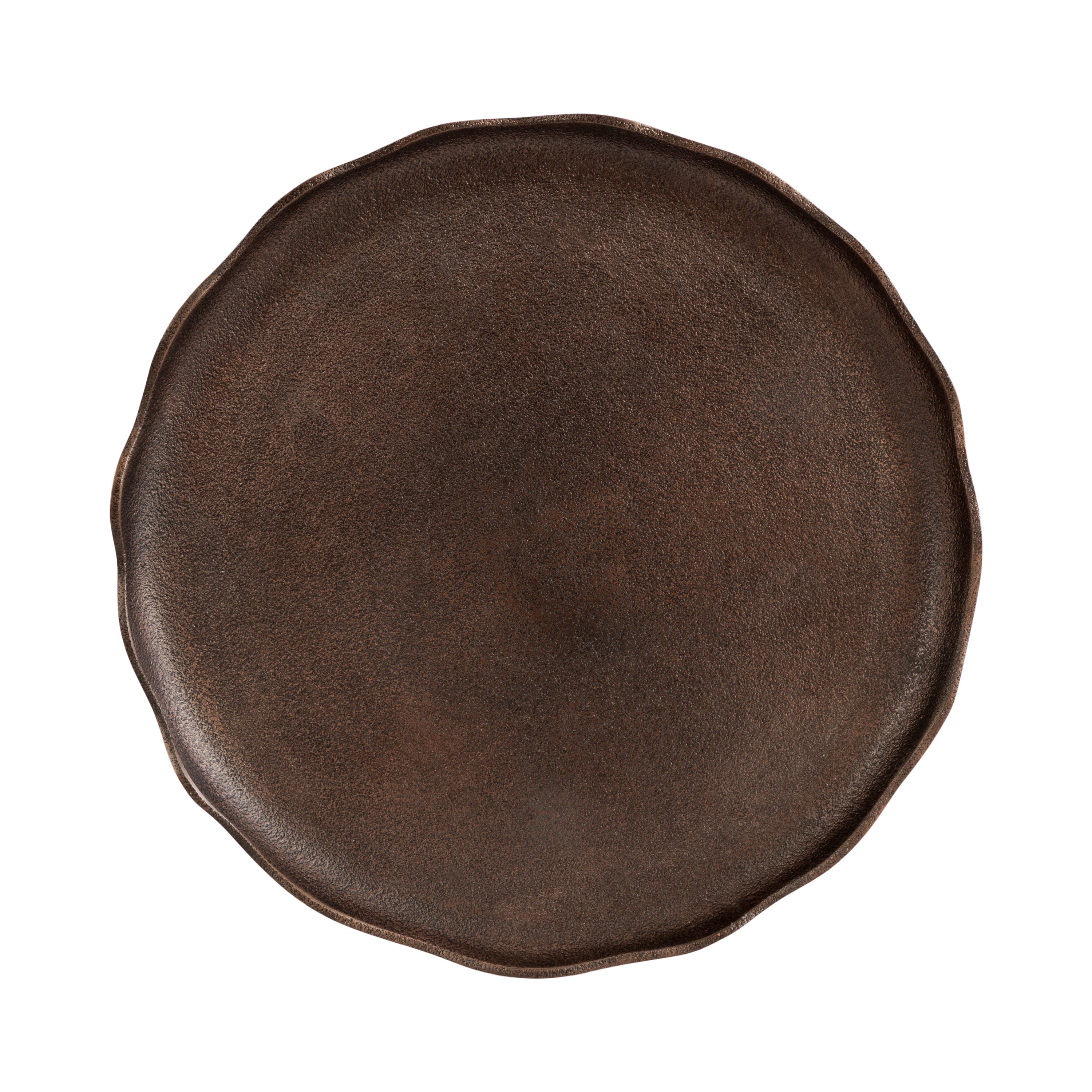 Serving Tray 16" Diameter Bronze 4
