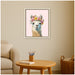 Mounted Canvas 22x26 Belmont Distress White 7
