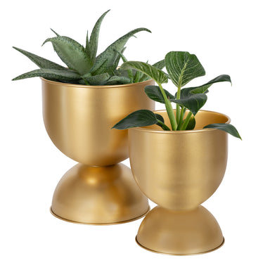 Freestanding Planter Gold 2 Piece 1