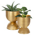 Freestanding Planter Gold 2 Piece 1