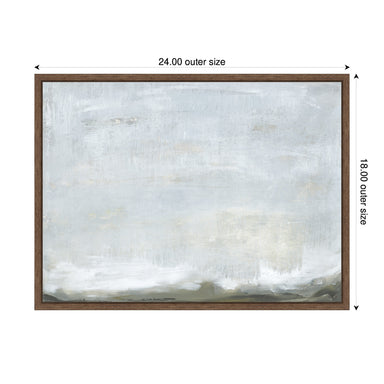 Framed Canvas 24x18 Sylvie Walnut 2